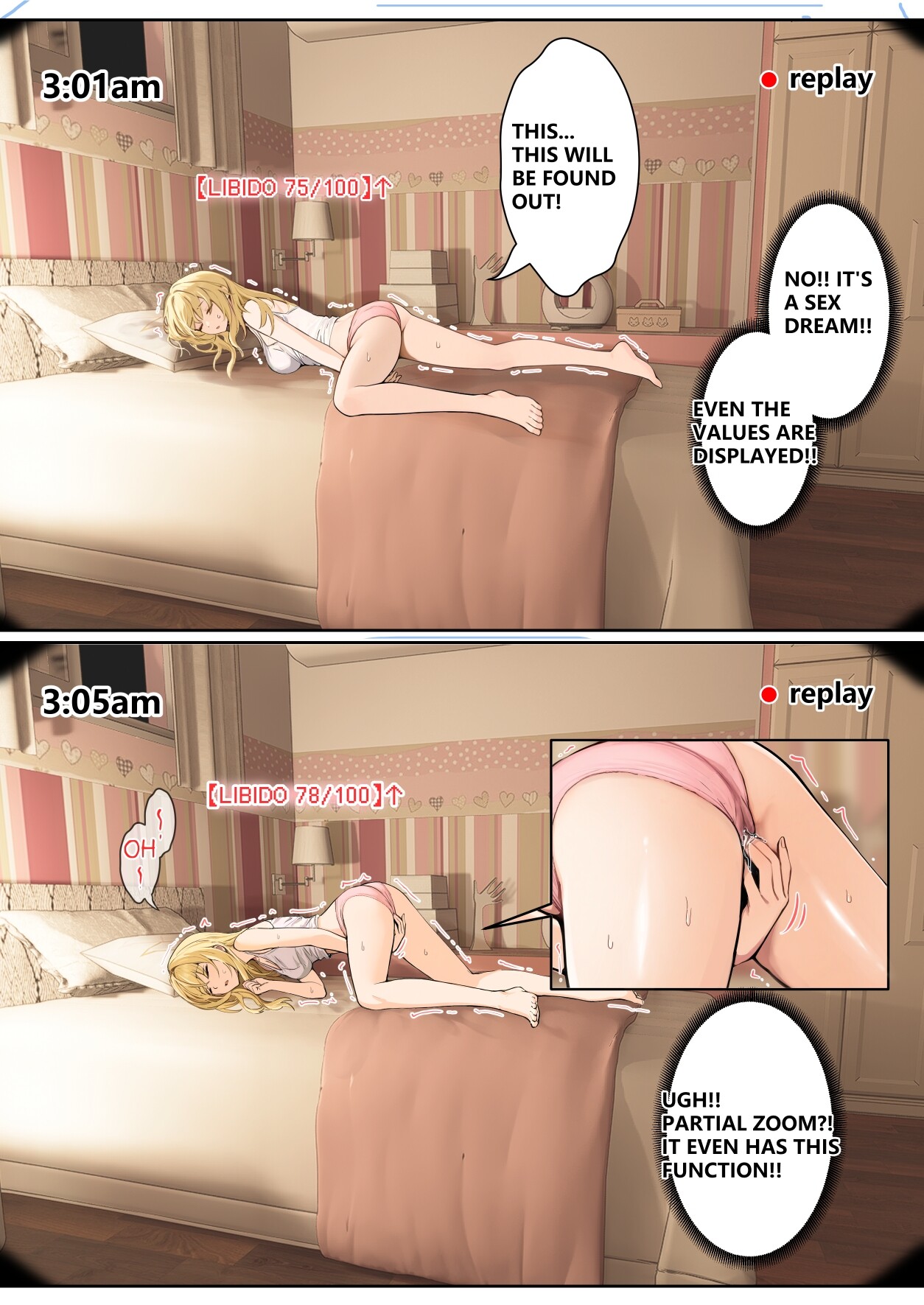 Hentai Manga Comic-My AR glasses can see various stats about my foster sister!?-Read-145